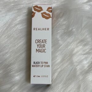 NEW RealHer Black to Pink Transforming Lip Stain
